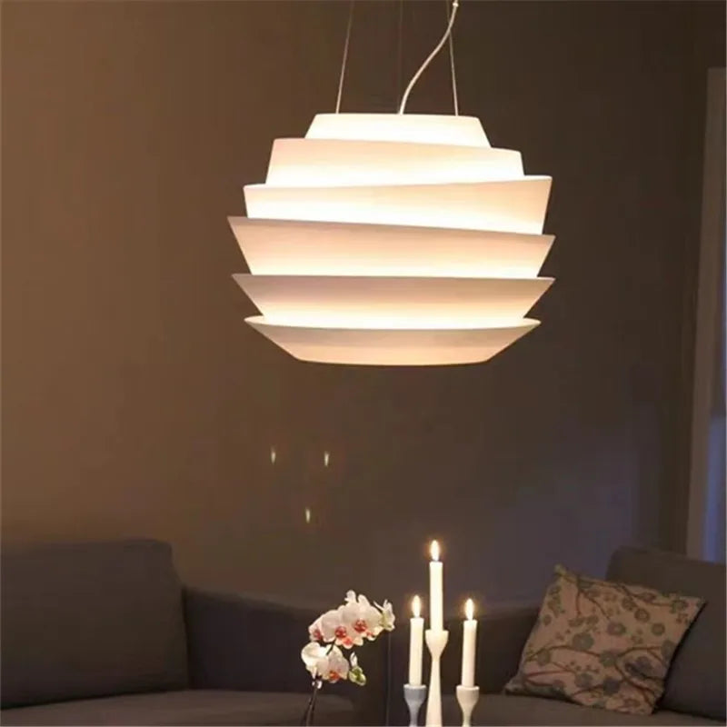 ™ Le Soleil Pendant Lamp: Nordic Style Retro Decor Light for Home, Bedside, or Restaurant