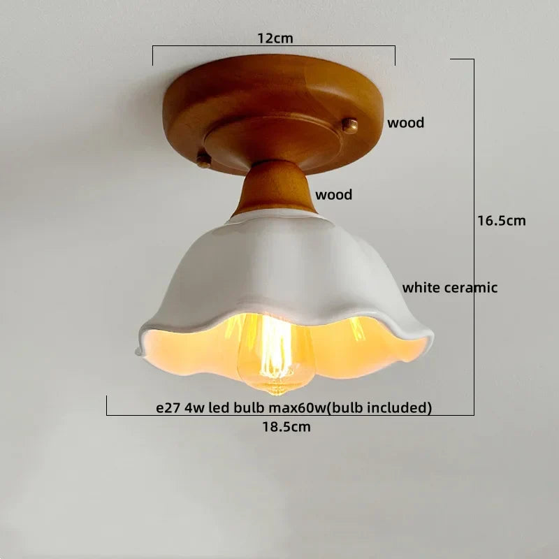 DecorBites™ Colorful Glass LED Ceiling Lamp Modern Style Light Fixture