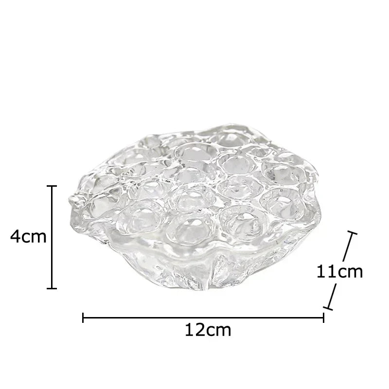 DecorBites™ Lotus Seedpod Resin Sculpture: Modern Desk Decor & Aesthetic Artwork