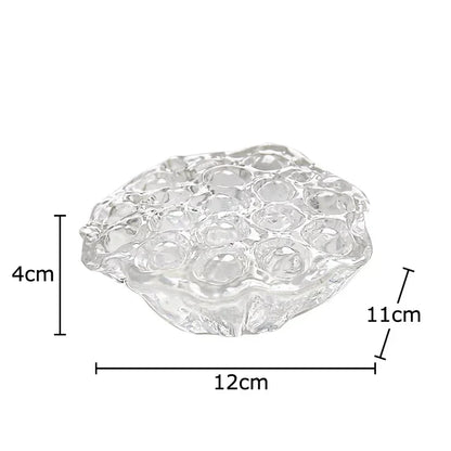 DecorBites™ Lotus Seedpod Resin Sculpture: Modern Desk Decor & Aesthetic Artwork