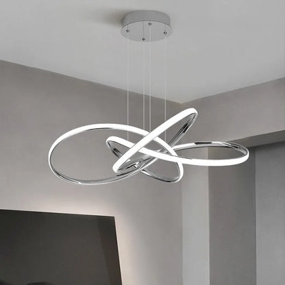 DecorBites™ Gold Ring Chandeliers for Modern Dining Room Luxury Bedroom Lighting