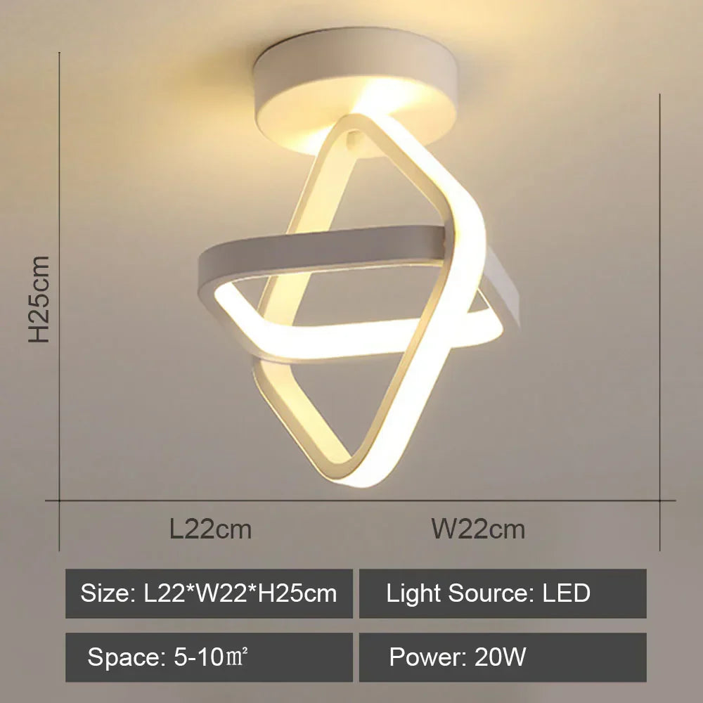 DecorBites™ LED Ceiling Light for Modern Living Room Bedroom Lighting