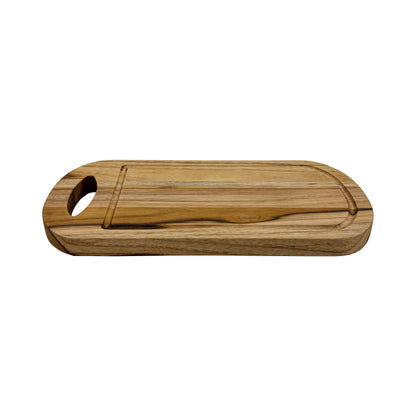 Natural Teak Small Cutting Board - 14"
