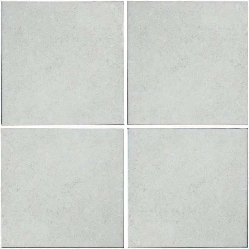 Aquatica District Bianco Porcelain Pool Tile 6"x6" - District Collection