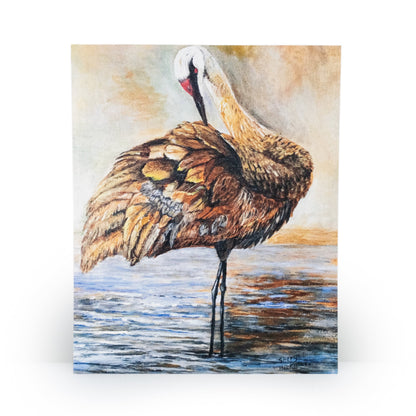 Crane Print | 11" X 14" | Sheryll Hickman Art