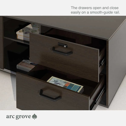 Hershey · Modern L-Shaped Executive Desk
