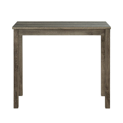 1 Traditional Breakfast Dining Table Set with 2 Stools for Apartment