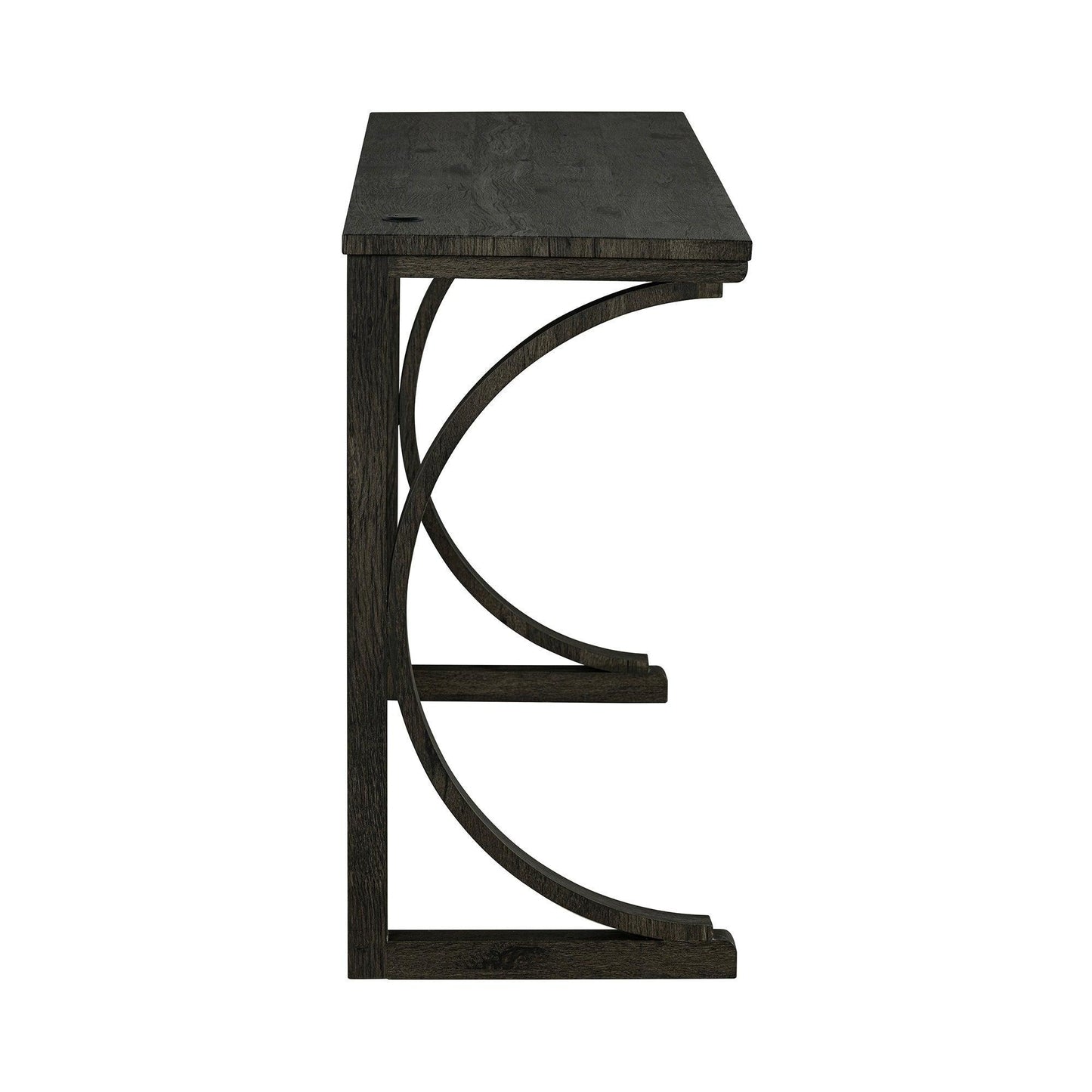 59" Rustic Dining&Bar Table Set with 3 Stools for Apartment, USB-A & USB-C Charging Ports