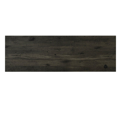 59" Rustic Dining&Bar Table Set with 3 Stools for Apartment, USB-A & USB-C Charging Ports