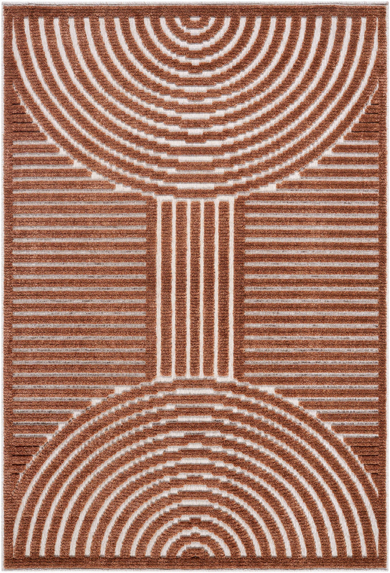 Deron Brown Washable Area Rug