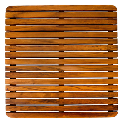 Yukon Teak Shower and Bathmat 24" x 24"