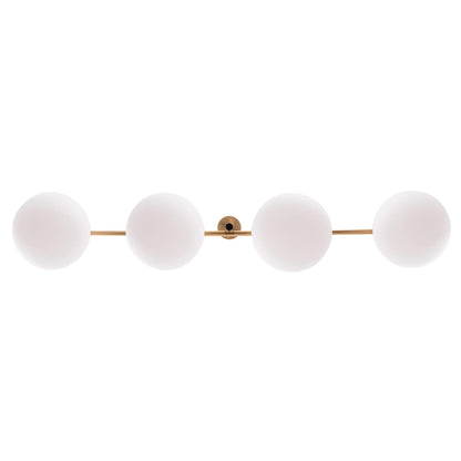 Spark Modern Gold Linear 4 Light Chandelier