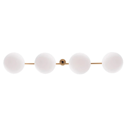 Spark Modern Gold Linear 4 Light Chandelier
