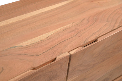 Natural Acacia Wood Live Edge Sideboard