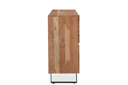Natural Acacia Wood Live Edge Sideboard