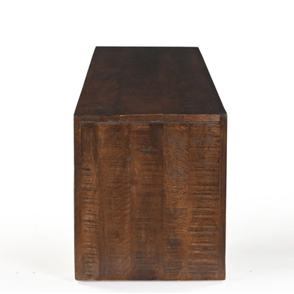 Timbergirl Dark Walnut Mango Wood Bench - 60"