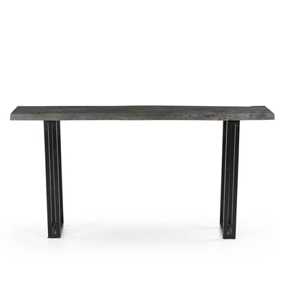 Sparrow Solid Wood Console Table - Gray