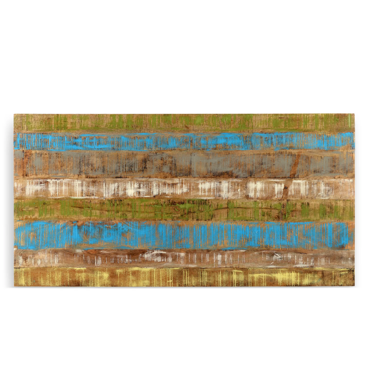 Timbergirl Suman Rustic Multicolor Dining Table