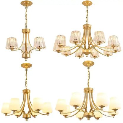DecorBites™ Crystal Chandelier Ceiling Lights for Modern Living Spaces