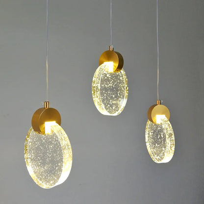 DecorBites™ Crystal Bubble Pendant Chandelier for Dining Room Bedroom Restaurant Bar