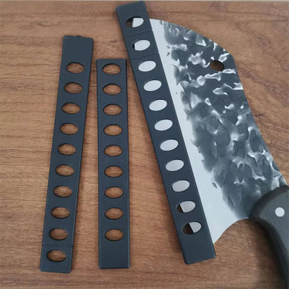 DecorBites™ Knife Blade Protectors - Set of 3: 16.5/18.5/21cm Sleeves for Kitchen Knives