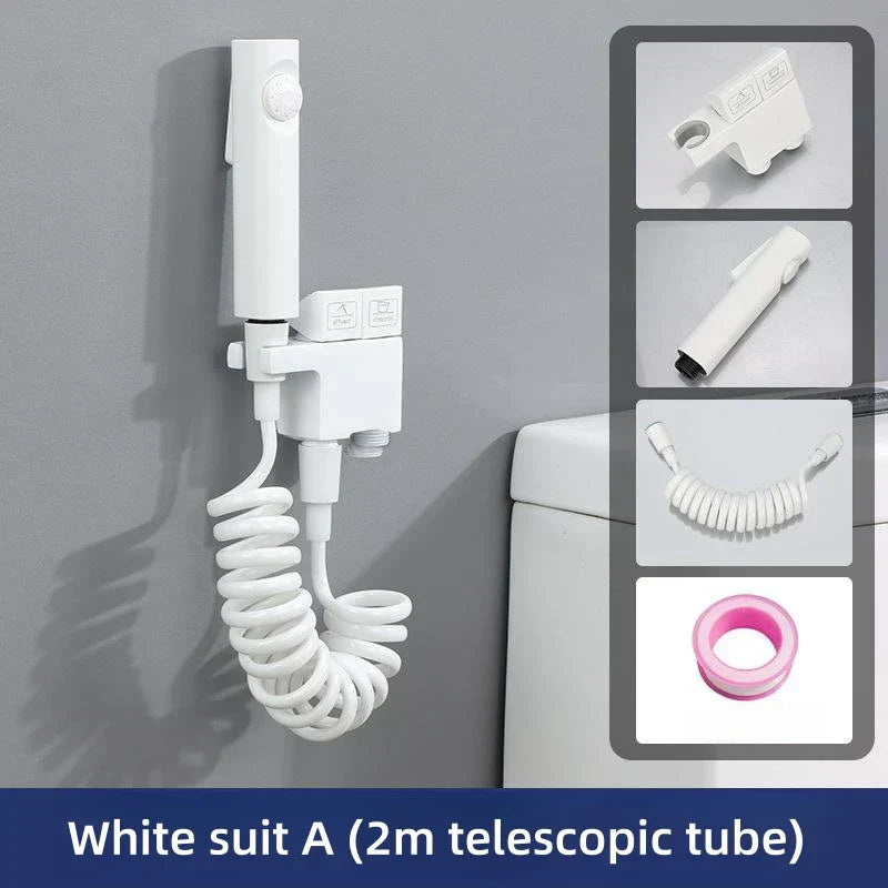 DecorBites™ Copper Bidet Spray Gun Set for Hygienic Bathroom Cleaning