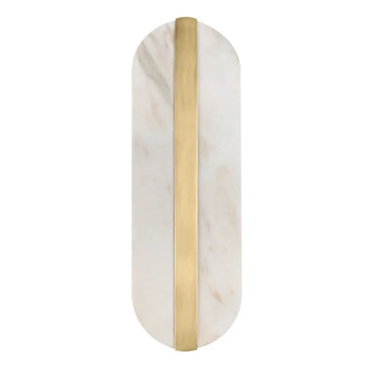 DecorBites™ Alabaster Oval Marble Wall Lamp for Indoor Living Room Bedroom Kitchen Corridor Lighting