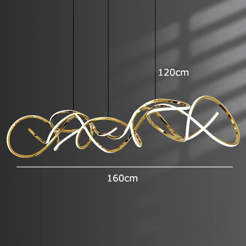 DecorBites™ LED Pendant Light Chandeliers for Modern Living and Dining Room Lighting