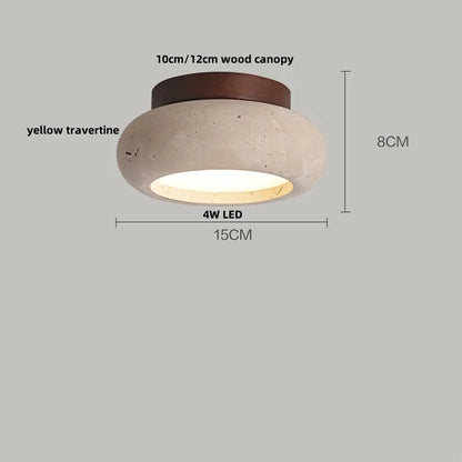 DecorBites™ LED Ceiling Lights Modern Style Balcony Living Room Cave Stone Decor