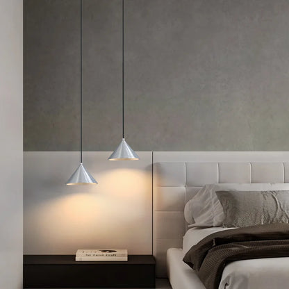 DecorBites™ Brushed Sliver Black Pendant Light Chandelier for Bedroom Kitchen Dining Room