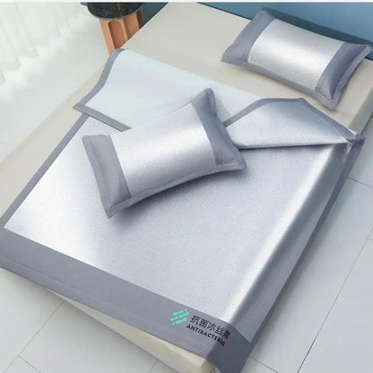 DecorBites™ Cooling Sheet 3-Piece Set for Single Twin Bed - Antibacterial Ice Silk Technology