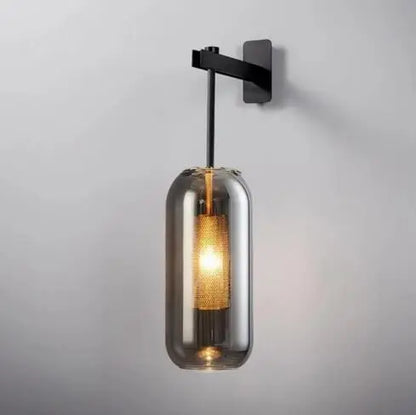 DecorBites™ Glass Wall Art Light: Modern Loft Style Decor for Living Room, Bathroom, Dining Room