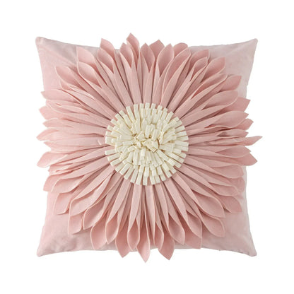 DecorBites™ Handmade Flower Cushion Cover - Light Luxury Decorative Pillows