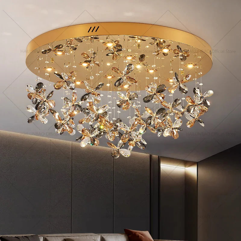 DecorBites™ Crystal Chandelier 2024 | Postmodern Luxury Dining Room Bedroom Kitchen Island Light
