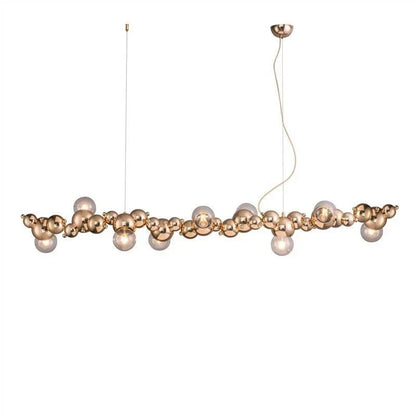DecorBites™ LED Caterpillar Chandelier: Stylish Long Pendant Lamp for Living Room, Restaurant, Hotel