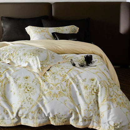 ™ Luxe 100s Egyptian Cotton Bedding Set: Sheet, Blanket, Cover, Pillowcase