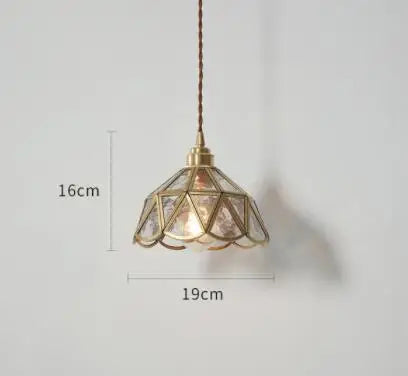 DecorBites™ Blue Glass Pendant Lights - Bedroom Dinning Living Room Fixtures