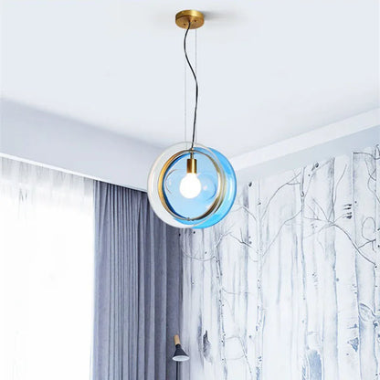 DecorBites™ Glass Pendant Lights for Parlor Dining Room Kitchen E27 Bulb