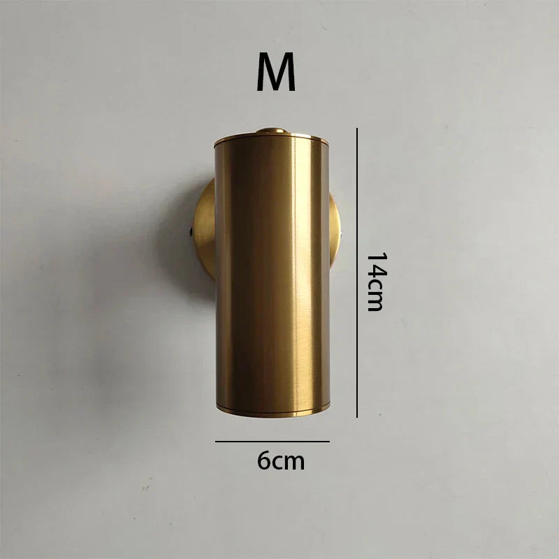 DecorBites™ Gold Iron Art LED Wall Lamp for Modern Living Room and Bedroom