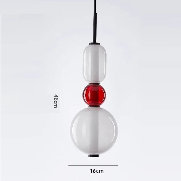 DecorBites™ Candy Glass Ceiling Hanging Chandelier for Loft Living Room