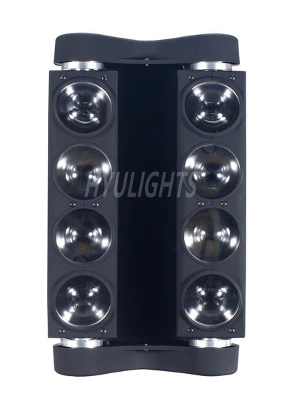 DecorBites™ 8x15W RGBW Spider Moving Head Light - DJ Party Beam Lighting