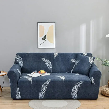 DecorBites™ Colorful Block Sofa Covers: Stretchy Loveseat Sectionals, Couch, Chair Slipcover