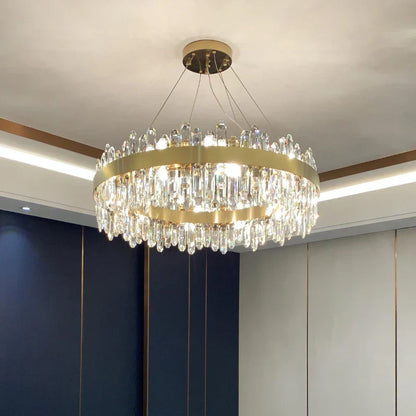 DecorBites™ Crystal Chandelier: Post-Modern High-End Luxury for Living Room, Bedroom, and Restaurant