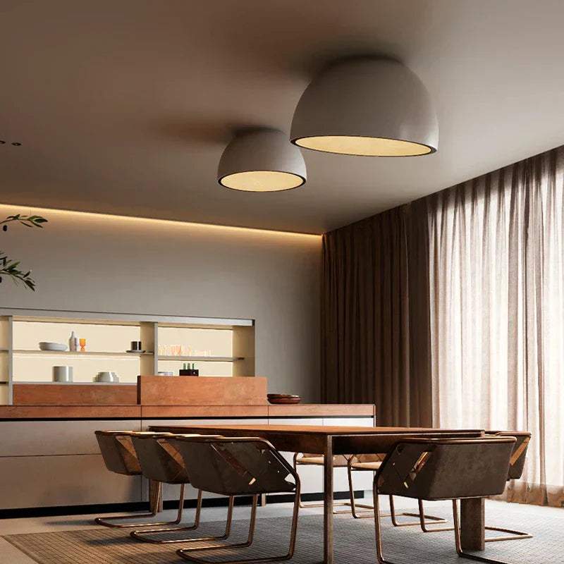 DecorBites™ Cream Wind LED Ceiling Chandelier for Minimalist Living Spaces