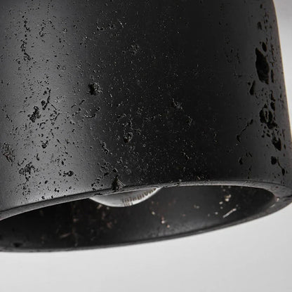 DecorBites™ Black Travertine Ceiling Light: Entrance Hallway Balcony Bedroom Living Room Hotel Decor