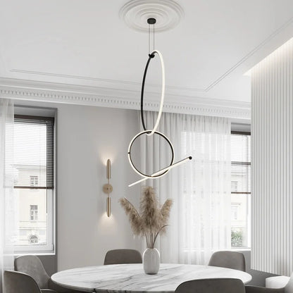 DecorBites™ Geometric Chandelier: Modern Scandinavian Industrial Hanging Lamp Fixtures
