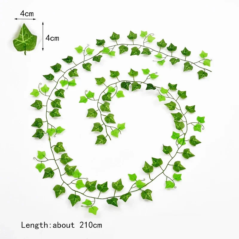 DecorBites™ 12pcs 2.2M Ivy Green Garland String Wall Decoration Artificial Plants