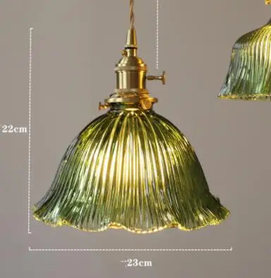 DecorBites™ Blue Glass Pendant Lights for Bedroom Dinning Living Room