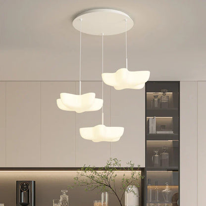 DecorBites™ Cloud White Modern Chandelier Floating Pendant Lamp Kitchen Island Light