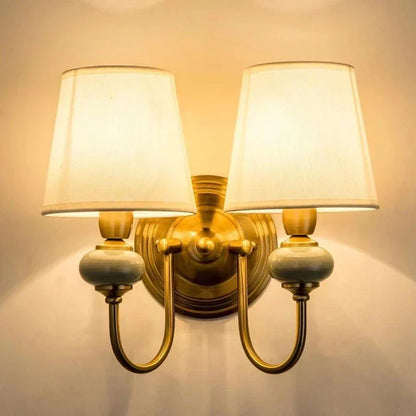DecorBites™ Cloth Cover Wall Light for Bedroom, Living Room, Restaurant, and Corridor